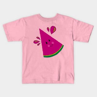 Smiley Watermelon Kids T-Shirt